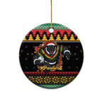 Merry Panther Roar Personalized Ceramic Ornament Christmas Rugby League Spirit - Aussie Hoodie