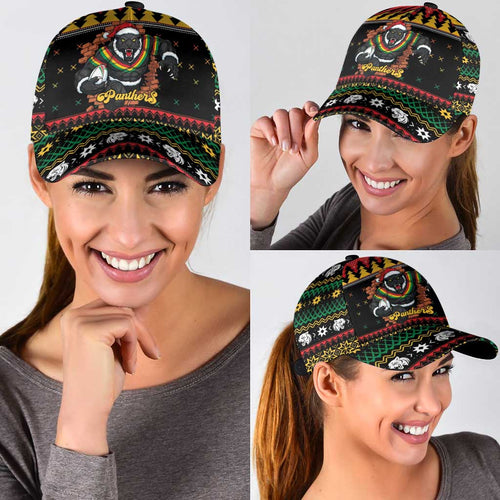 Merry Panther Roar Classic Cap Christmas Rugby League Spirit - Aussie Hoodie