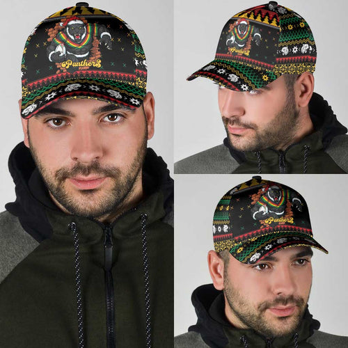 Merry Panther Roar Classic Cap Christmas Rugby League Spirit - Aussie Hoodie