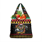 Merry Panther Roar Personalized Grocery Bag Christmas Rugby League Spirit - Aussie Hoodie