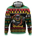 Merry Panther Roar Personalized Hoodie Christmas Rugby League Spirit - Aussie Hoodie