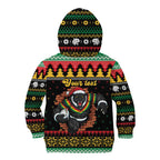 Merry Panther Roar Personalized Kid Hoodie Christmas Rugby League Spirit - Aussie Hoodie
