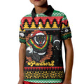 Merry Panther Roar Personalized Kid Polo Shirt Christmas Rugby League Spirit - Aussie Hoodie