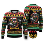 Merry Panther Roar Personalized Ugly Christmas Sweater Christmas Rugby League Spirit - Aussie Hoodie