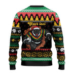 Merry Panther Roar Personalized Ugly Christmas Sweater Christmas Rugby League Spirit - Aussie Hoodie