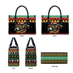 Merry Panther Roar Personalized Leather Bag Christmas Rugby League Spirit - Aussie Hoodie