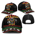 Merry Panther Roar Mesh Trucker Cap Christmas Rugby League Spirit - Aussie Hoodie