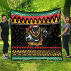 Merry Panther Roar Personalized Quilt Christmas Rugby League Spirit - Aussie Hoodie