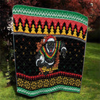 Merry Panther Roar Personalized Quilt Christmas Rugby League Spirit - Aussie Hoodie