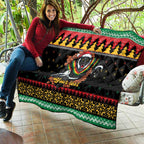 Merry Panther Roar Personalized Quilt Christmas Rugby League Spirit - Aussie Hoodie