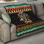 Merry Panther Roar Personalized Quilt Christmas Rugby League Spirit - Aussie Hoodie