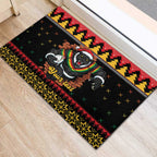 Merry Panther Roar Personalized Rubber Doormat Christmas Rugby League Spirit - Aussie Hoodie