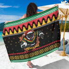 Merry Panther Roar Personalized Sarong Christmas Rugby League Spirit - Aussie Hoodie