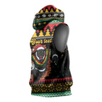 Merry Panther Roar Personalized Sleeveless Hoodie Christmas Rugby League Spirit - Aussie Hoodie