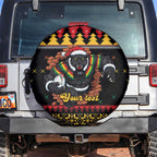 Merry Panther Roar Personalized Spare Tire Cover Christmas Rugby League Spirit - Aussie Hoodie