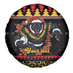 Merry Panther Roar Personalized Spare Tire Cover Christmas Rugby League Spirit - Aussie Hoodie