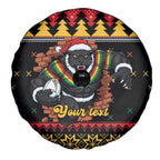 Merry Panther Roar Personalized Spare Tire Cover Christmas Rugby League Spirit - Aussie Hoodie