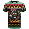 Merry Panther Roar Personalized T Shirt Christmas Rugby League Spirit - Aussie Hoodie
