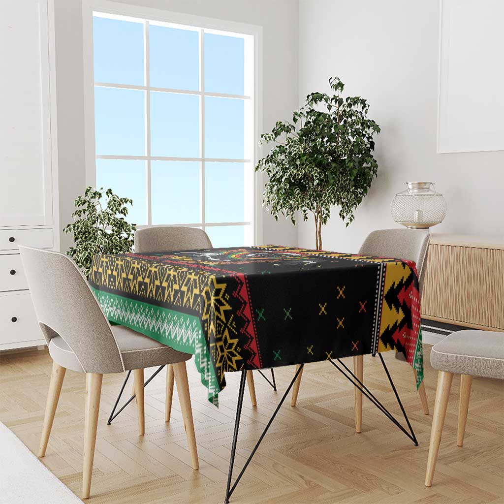 Merry Panther Roar Personalized Tablecloth Christmas Rugby League Spirit - Aussie Hoodie