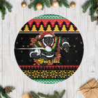 Merry Panther Roar Personalized Tree Skirt Christmas Rugby League Spirit - Aussie Hoodie