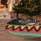 Merry Panther Roar Personalized Tree Skirt Christmas Rugby League Spirit - Aussie Hoodie