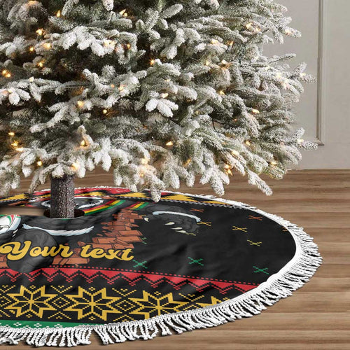 Merry Panther Roar Personalized Tree Skirt Christmas Rugby League Spirit - Aussie Hoodie