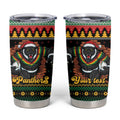 Merry Panther Roar Personalized Tumbler Cup Christmas Rugby League Spirit - Aussie Hoodie