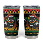 Merry Panther Roar Personalized Tumbler Cup Christmas Rugby League Spirit - Aussie Hoodie