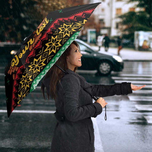 Merry Panther Roar Personalized Umbrella Christmas Rugby League Spirit - Aussie Hoodie