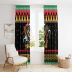Merry Panther Roar Personalized Window Curtain Christmas Rugby League Spirit - Aussie Hoodie