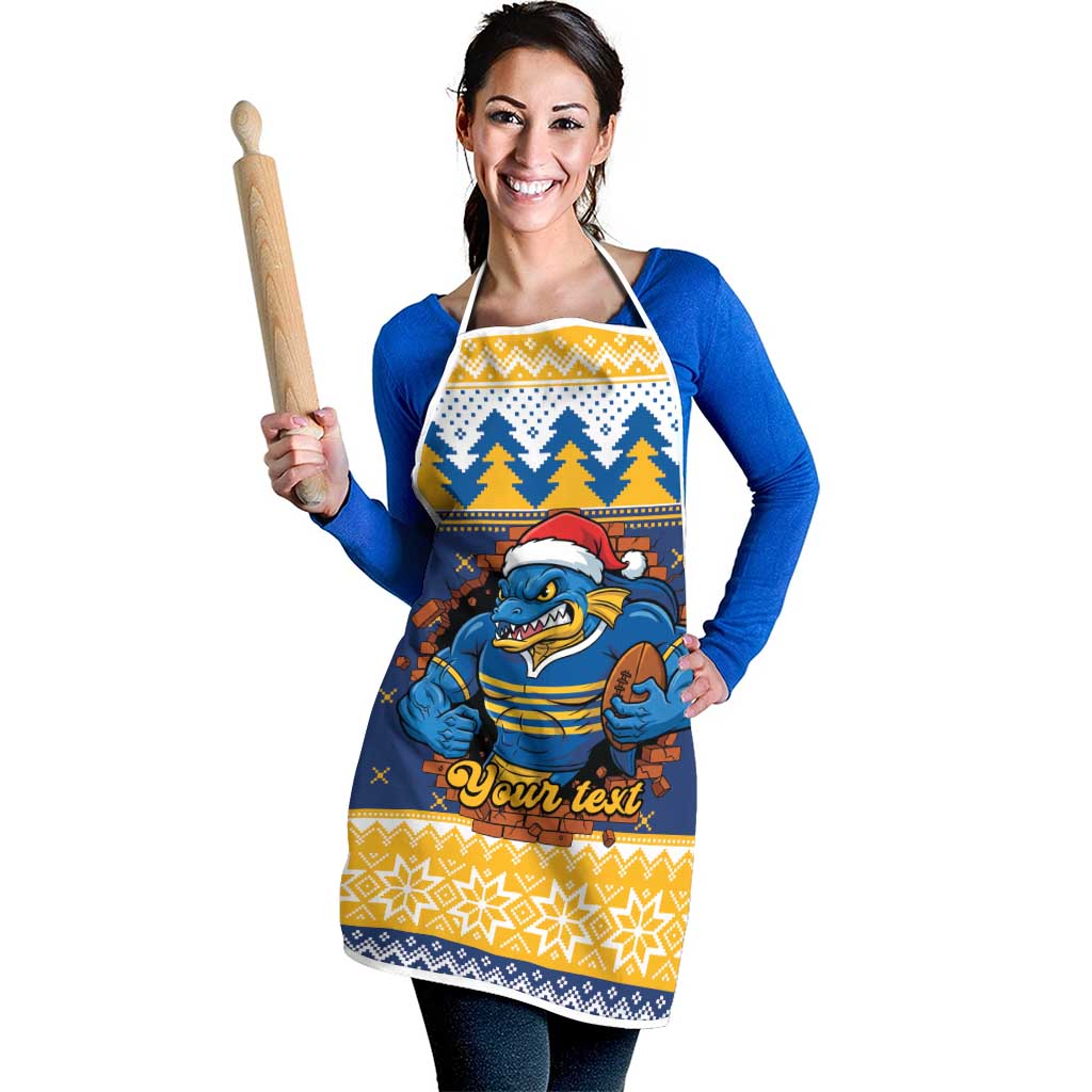 Parramatta Angry Eels Personalized Apron Christmas Rugby League Spirit - Aussie Hoodie