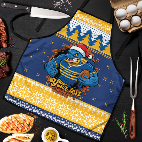 Parramatta Angry Eels Personalized Apron Christmas Rugby League Spirit - Aussie Hoodie