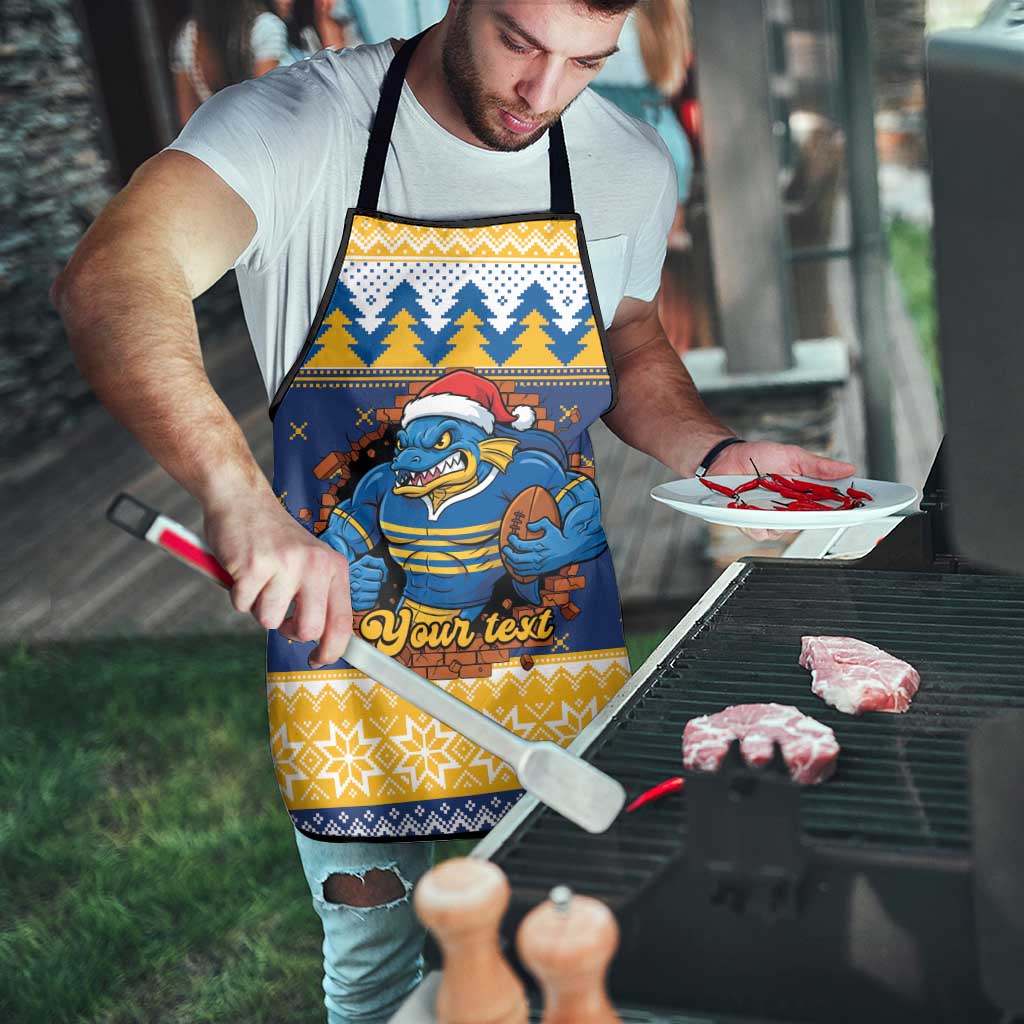 Parramatta Angry Eels Personalized Apron Christmas Rugby League Spirit - Aussie Hoodie