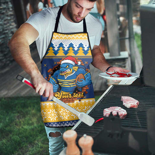Parramatta Angry Eels Personalized Apron Christmas Rugby League Spirit - Aussie Hoodie