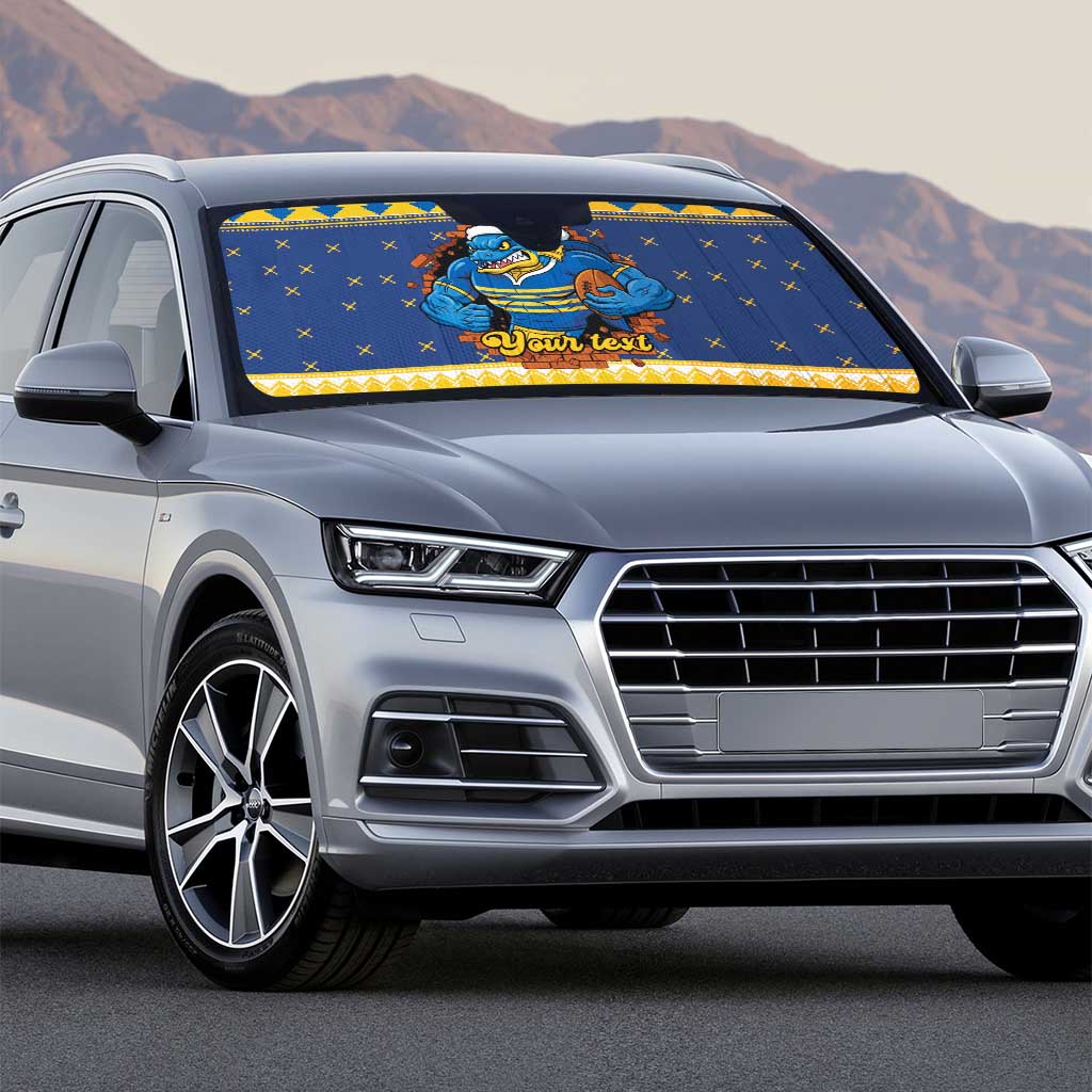 Parramatta Angry Eels Personalized Auto Sun Shade Christmas Rugby League Spirit - Aussie Hoodie