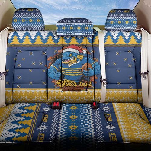 Parramatta Angry Eels Personalized Back Car Seat Cover Christmas Rugby League Spirit - Aussie Hoodie