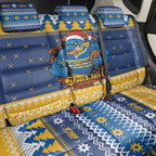 Parramatta Angry Eels Personalized Back Car Seat Cover Christmas Rugby League Spirit - Aussie Hoodie