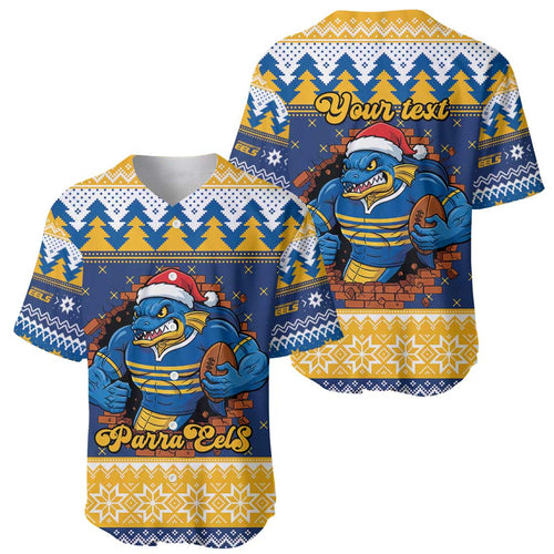 Parramatta Angry Eels Personalized Baseball Jersey Christmas Rugby League Spirit - Aussie Hoodie