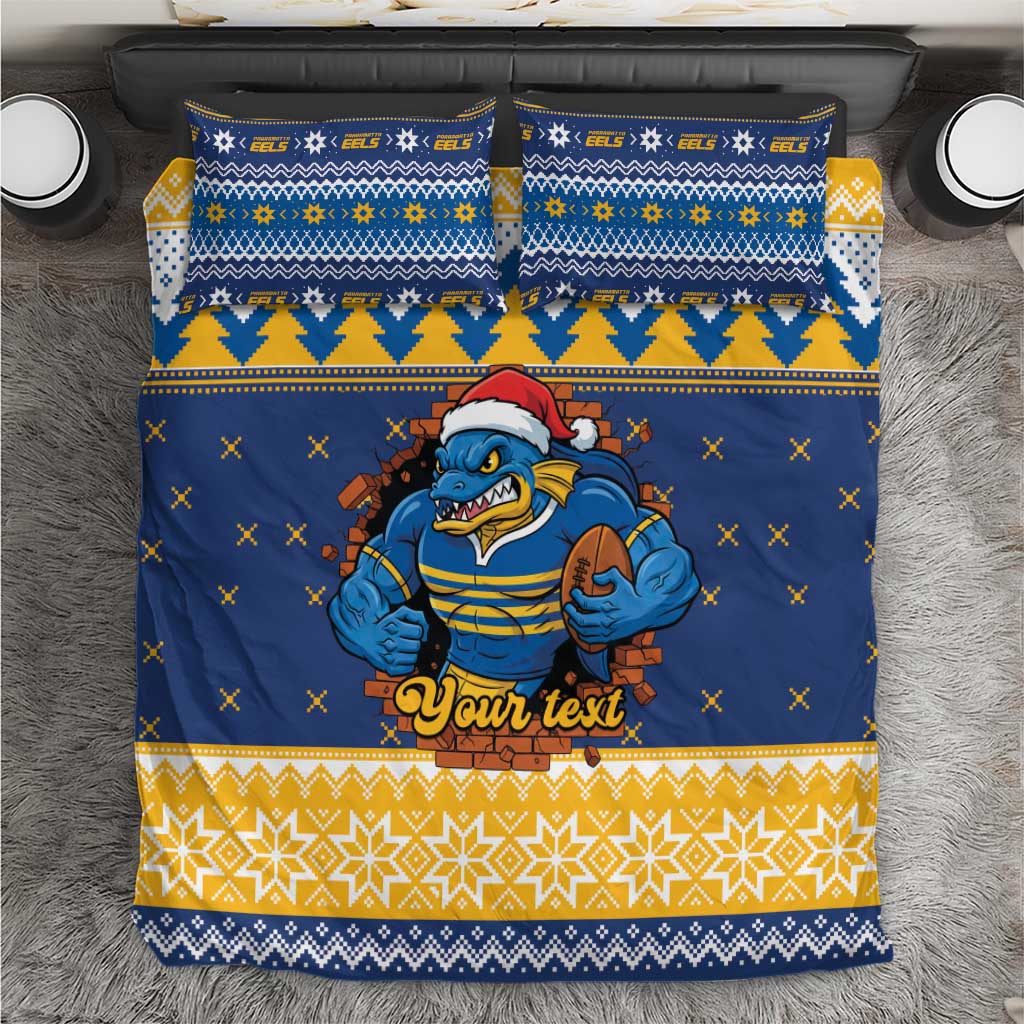 Parramatta Angry Eels Personalized Bedding Set Christmas Rugby League Spirit - Aussie Hoodie
