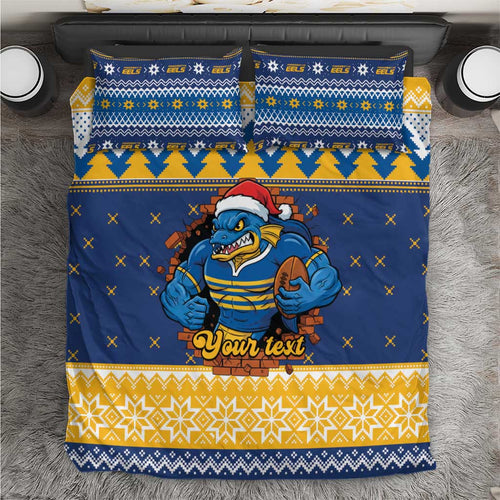 Parramatta Angry Eels Personalized Bedding Set Christmas Rugby League Spirit - Aussie Hoodie