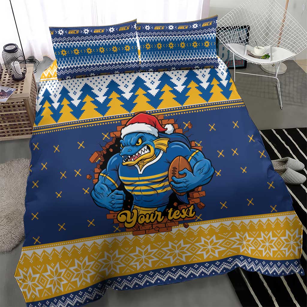 Parramatta Angry Eels Personalized Bedding Set Christmas Rugby League Spirit - Aussie Hoodie