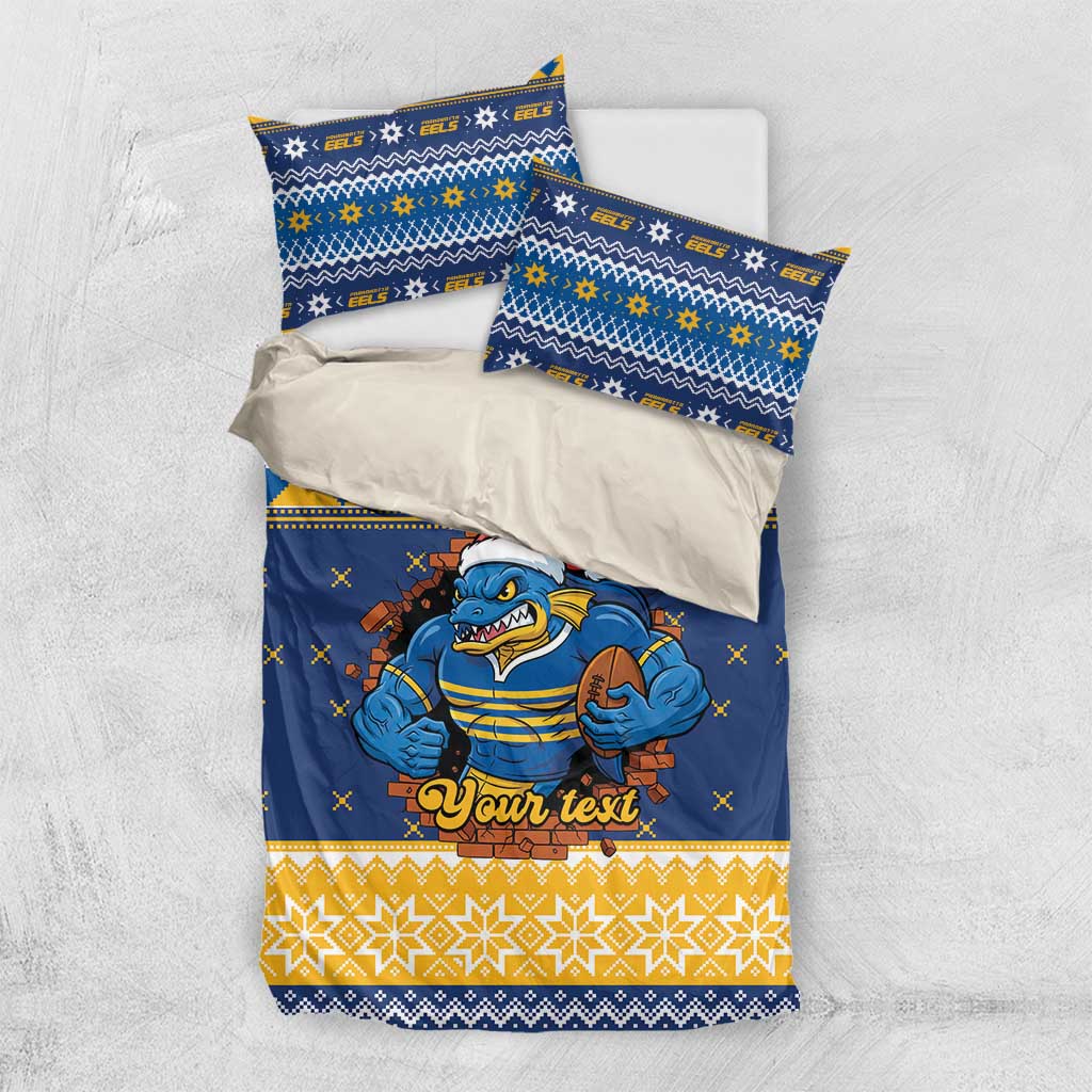 Parramatta Angry Eels Personalized Bedding Set Christmas Rugby League Spirit - Aussie Hoodie