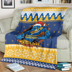 Parramatta Angry Eels Personalized Blanket Christmas Rugby League Spirit - Aussie Hoodie