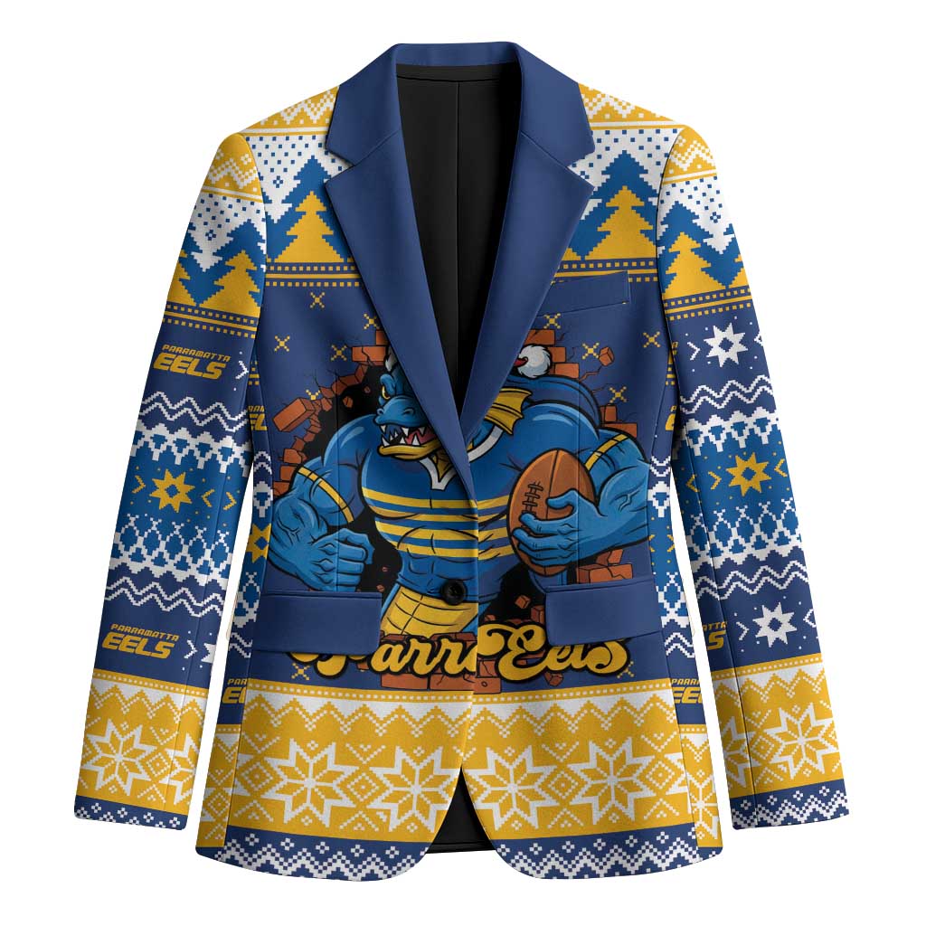 Parramatta Angry Eels Personalized Blazer Christmas Rugby League Spirit - Aussie Hoodie
