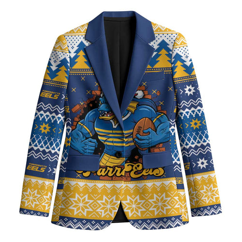 Parramatta Angry Eels Personalized Blazer Christmas Rugby League Spirit - Aussie Hoodie