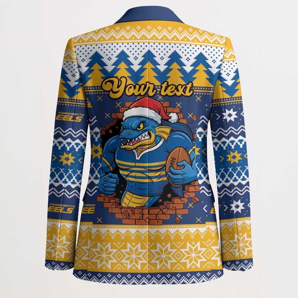 Parramatta Angry Eels Personalized Blazer Christmas Rugby League Spirit - Aussie Hoodie