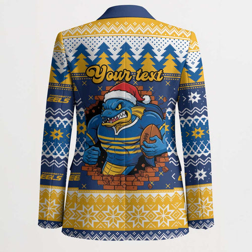 Parramatta Angry Eels Personalized Blazer Christmas Rugby League Spirit - Aussie Hoodie