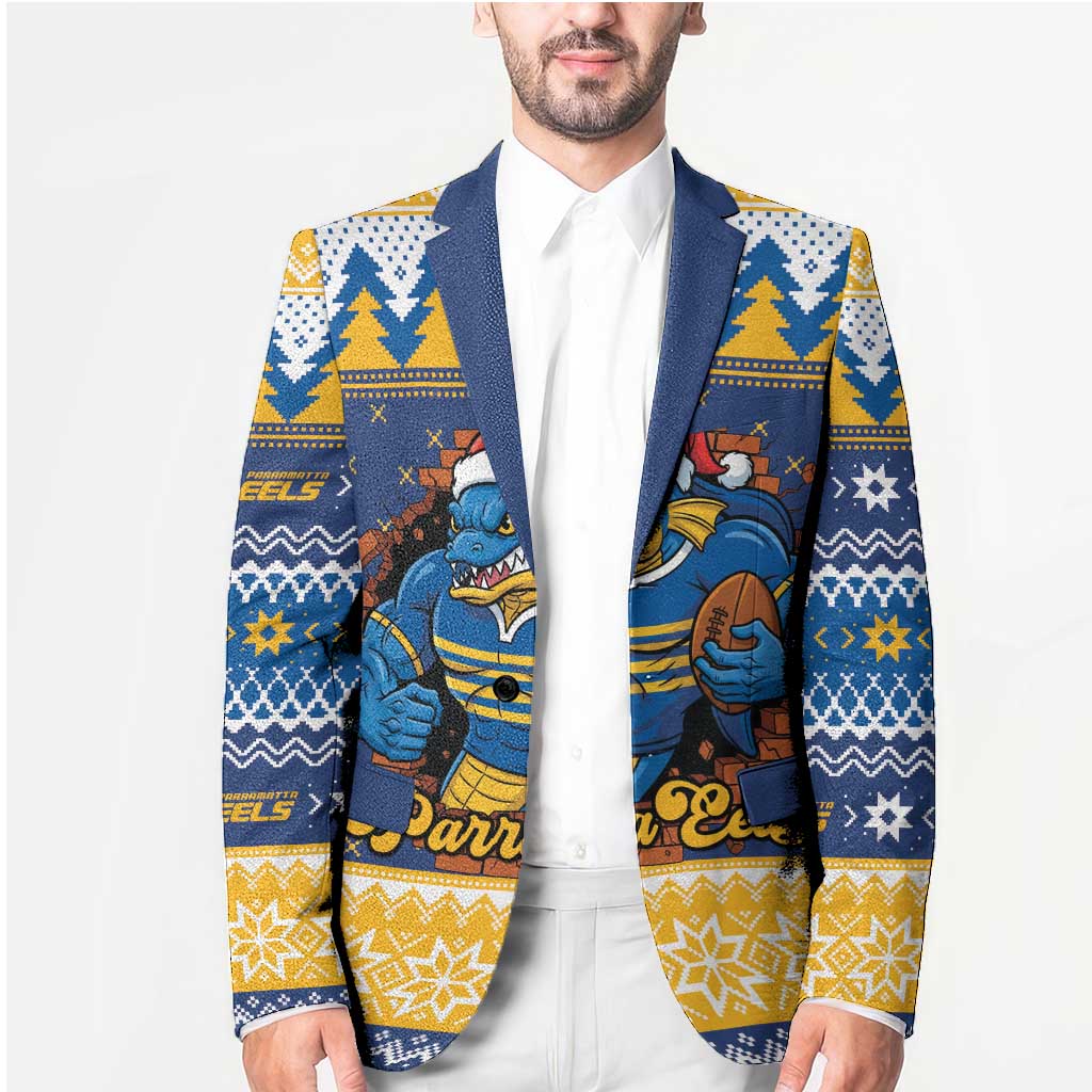 Parramatta Angry Eels Personalized Blazer Christmas Rugby League Spirit - Aussie Hoodie