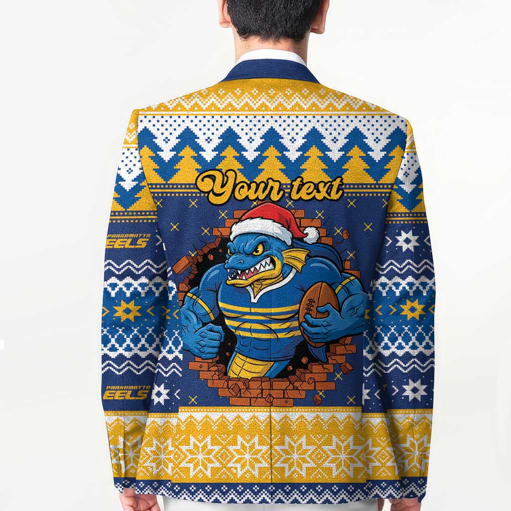 Parramatta Angry Eels Personalized Blazer Christmas Rugby League Spirit - Aussie Hoodie