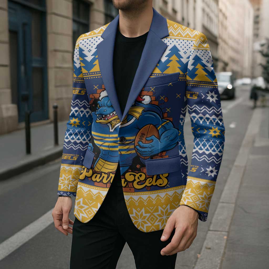 Parramatta Angry Eels Personalized Blazer Christmas Rugby League Spirit - Aussie Hoodie